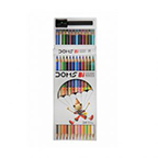 doms bi-colour pencil 24 shades